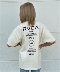 RVCA ルーカ 半袖 Tシャツ レディース バックプリント ロゴ SOUVENIR LOOSE FIT ST BF043-P20