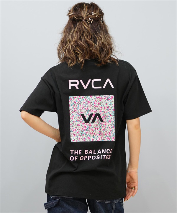 RVCA ルーカ 半袖 Tシャツ レディース バックプリント フラワープリント BF04C-200