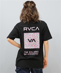 RVCA ルーカ 半袖 Tシャツ レディース バックプリント フラワープリント BF04C-200