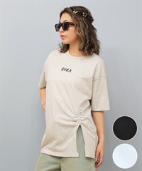 RVCA ルーカ 半袖 Tシャツ レディース ロゴ ボタン WILD RVCA LOOSEFIT ST BF04C-203