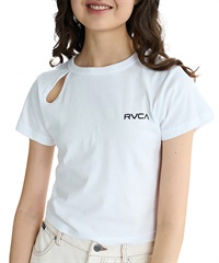 RVCA ルーカ 半袖 Tシャツ レディース ミニTシャツ クロップド丈 バックプリント PARADISE BABY ST BF04C-204