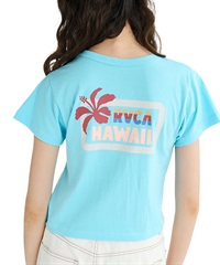 RVCA ルーカ 半袖 Tシャツ レディース ミニTシャツ クロップド丈 バックプリント PARADISE BABY ST BF04C-204