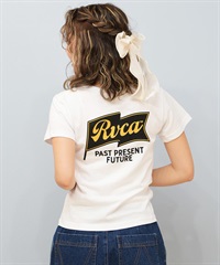 RVCA ルーカ 半袖 Tシャツ レディース バックプリント ショート丈 BF04C-206