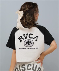 RVCA ルーカ 半袖 Tシャツ レディース ショート丈 ラグランTシャツ BF04C-208