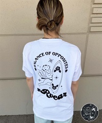 RVCA ルーカ 半袖 Tシャツ レディース バックプリント ロゴ BF04C-P23
