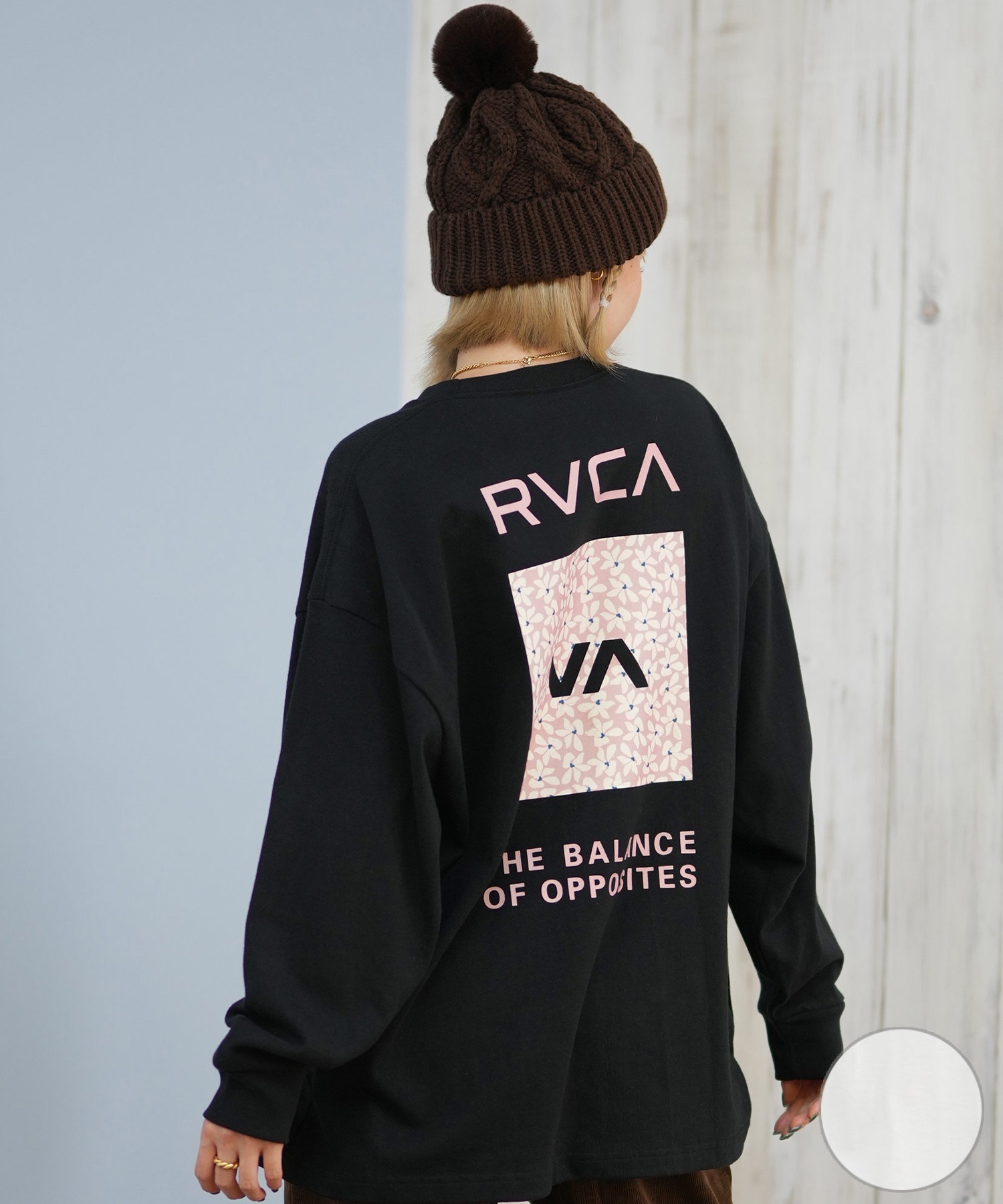 RVCA ルーカ 長袖 Tシャツ ロンT レディース バックプリント バンダナ