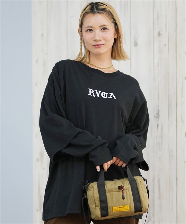 RVCA ルーカ 長袖 Tシャツ ロンT レディース シンプル ロゴ LAYERD LS TEE BF044-053