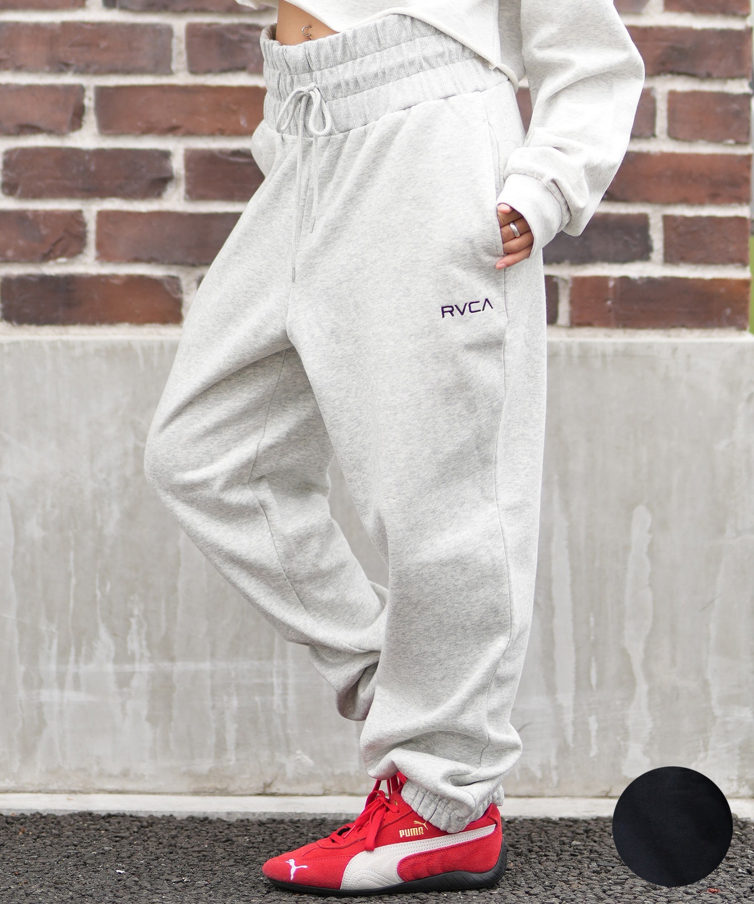 RVCA ルーカ ロングパンツ レディース スウェット パンツ BOXER SWEAT