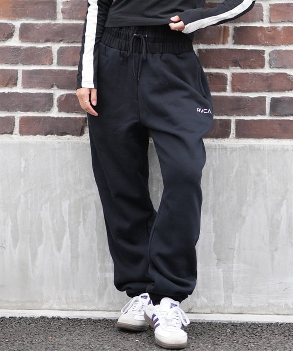 RVCA ルーカ ロングパンツ レディース スウェット パンツ BOXER SWEAT RVCA LONG PNT BF044-P70