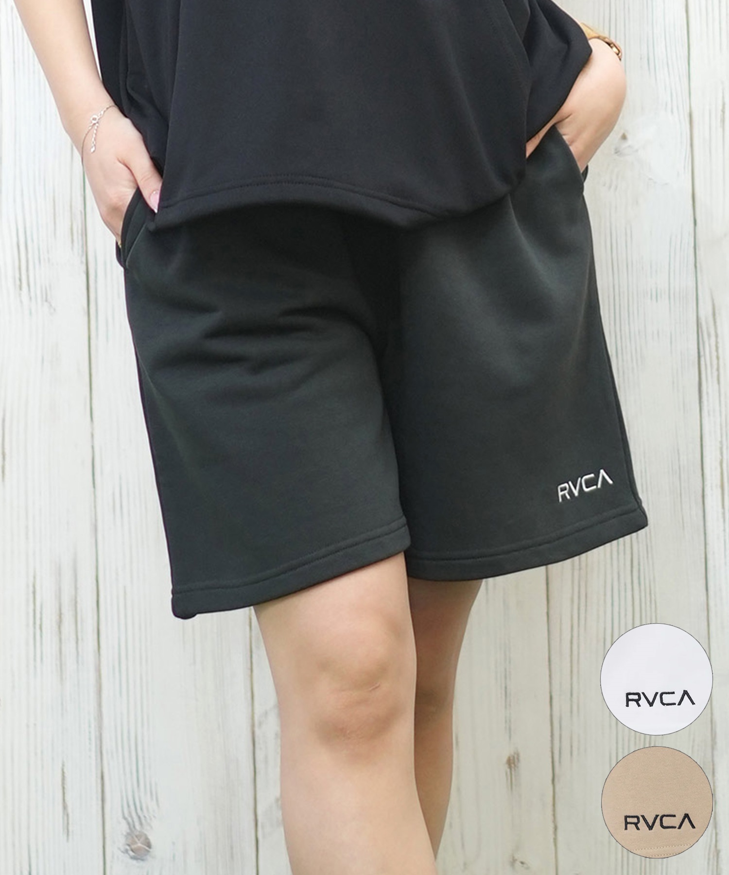 RVCA ショートパンツ 限定モデル RVCA ルーカ ショートパンツ レディース スウェットショーツ