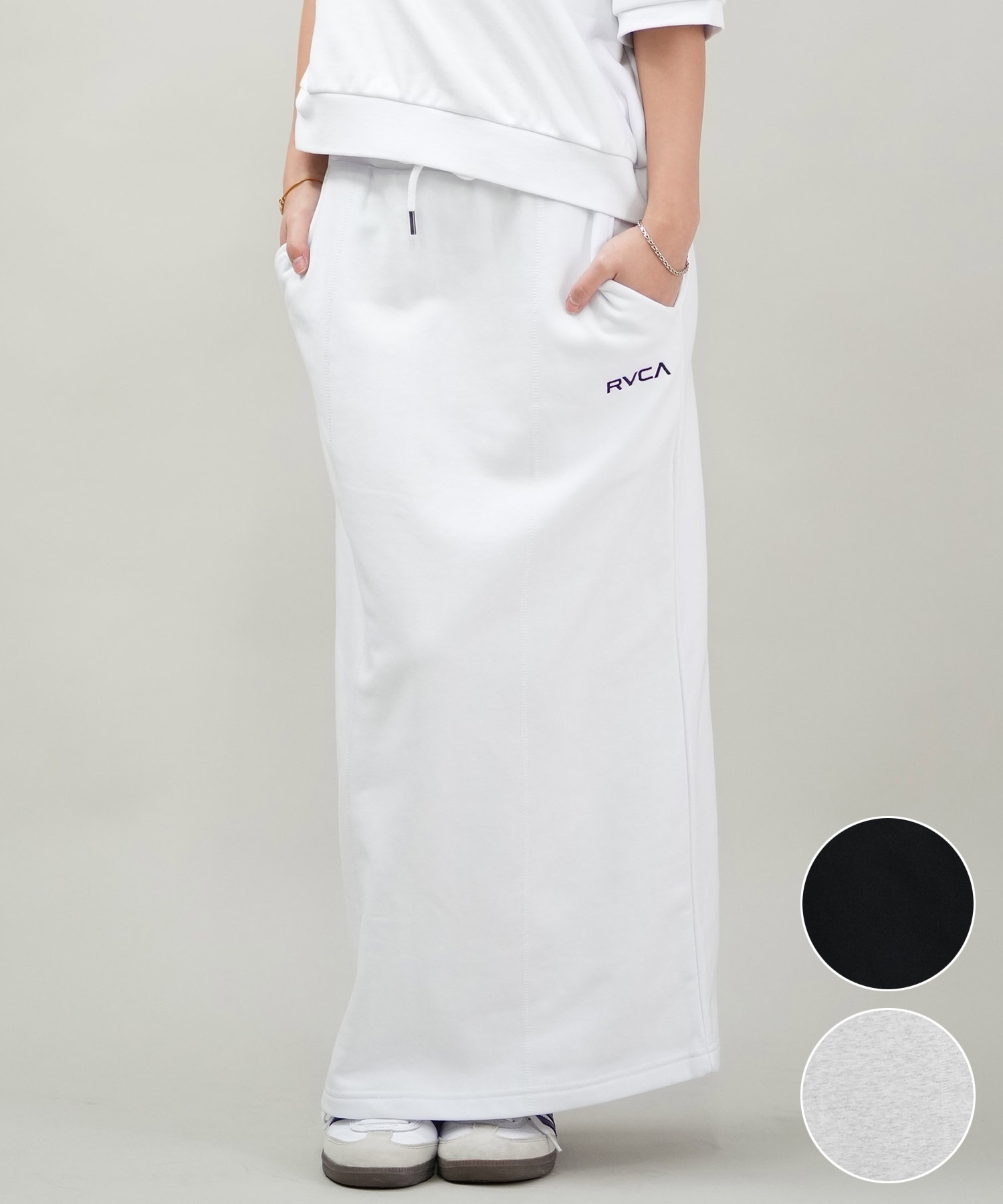 RVCA ルーカ スカート レディース ロングスカート スウェット