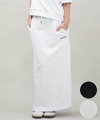 RVCA ルーカ スカート レディース ロングスカート スウェット セットアップ対応 BALANCE BOX LONG SKIRT BF043-651