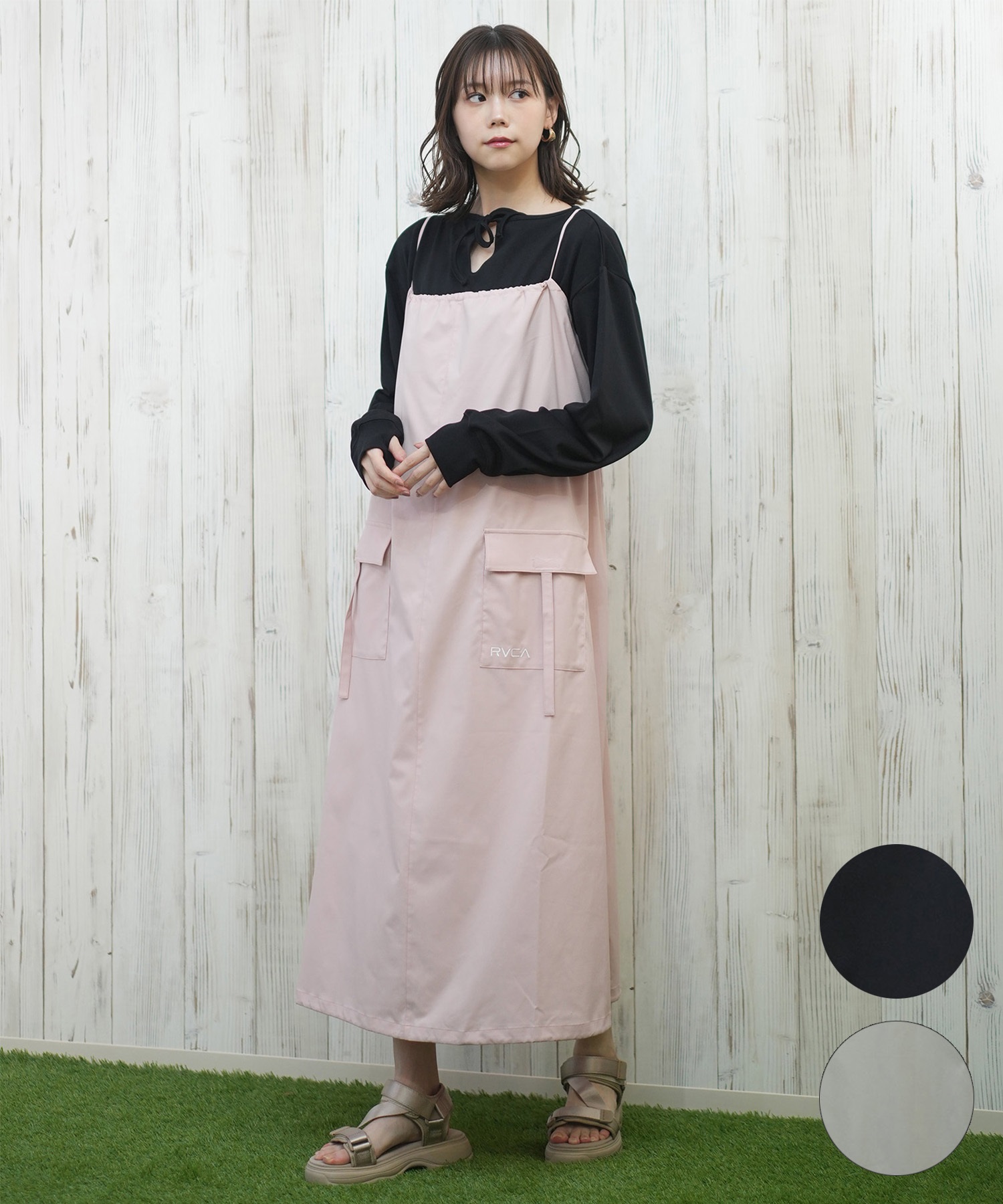 RVCA ルーカ ラッシュガード レディース ワンピース スリップドレス