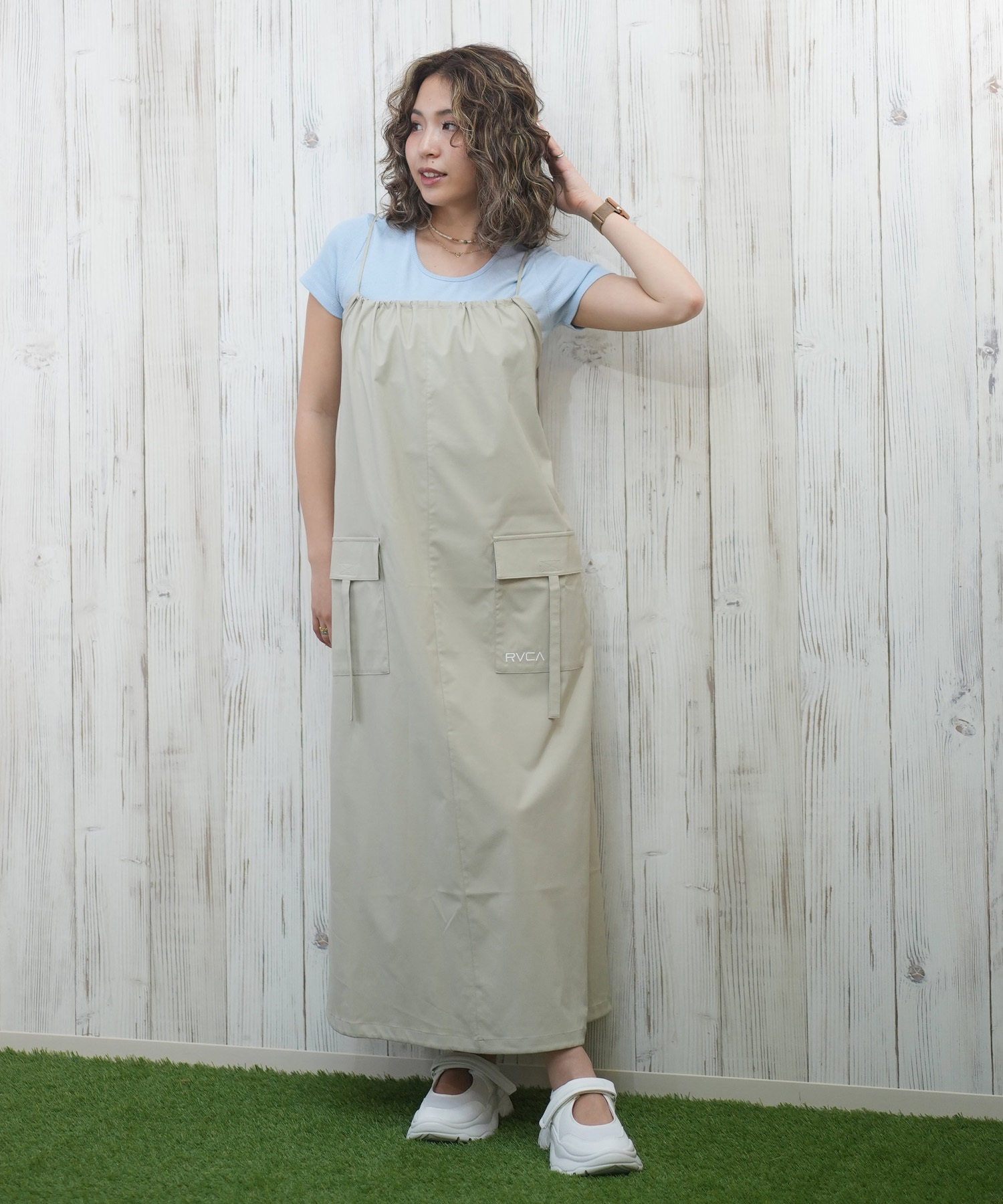 RVCA ルーカ ラッシュガード レディース ワンピース スリップドレス