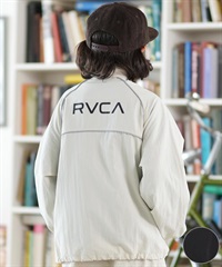 RVCA ルーカ ナイロン ジャケット キッズ ジュニア 子供 バックプリント ロゴ MIL NYLON JACKET BF046-751(BLK-140cm)