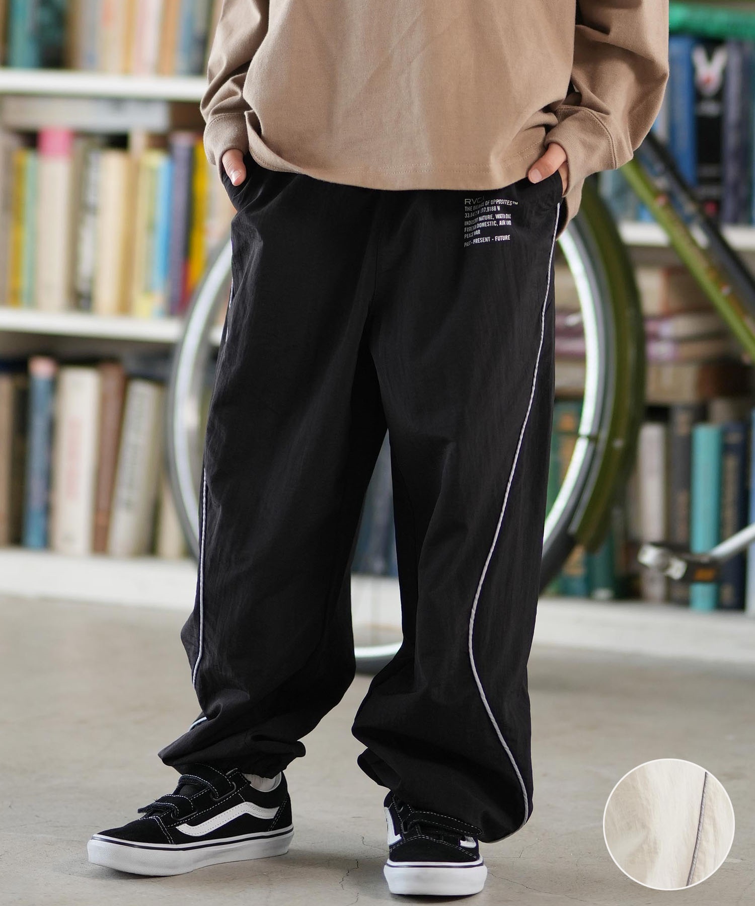 RVCA ルーカ ロングパンツ キッズ ジュニア 子供 セットアップ対応 MIL