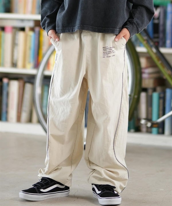 RVCA ルーカ ロングパンツ キッズ ジュニア 子供 セットアップ対応 MIL NYLON PT BF046-705