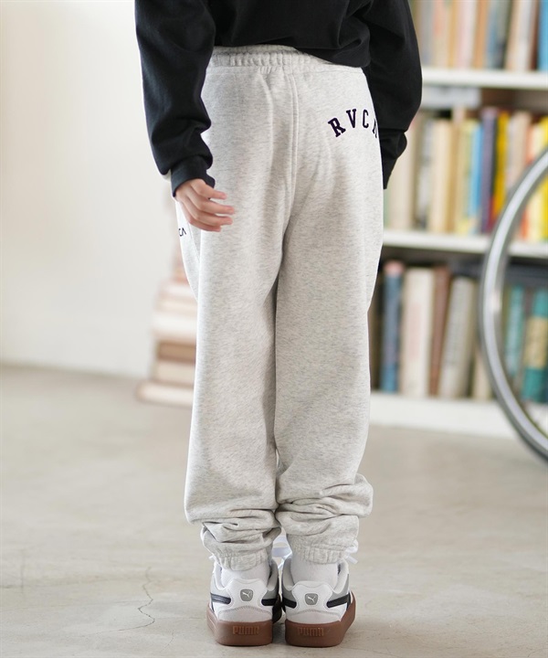 RVCA ルーカ ロングパンツ キッズ ジュニア 子供 スウェット パンツ ロゴ ARCH COLLEGE SWEAT PANTS BF046-730