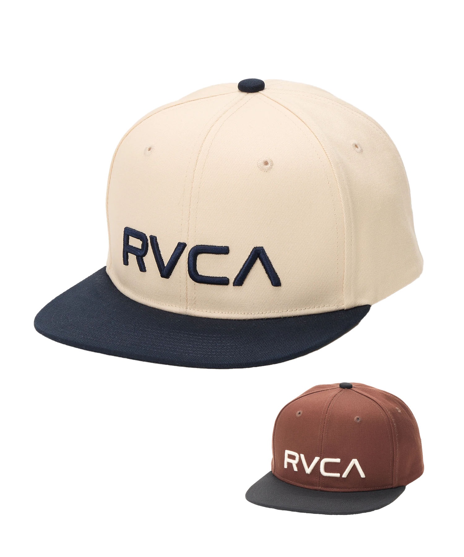 RVCA ルーカ キャップ 帽子 フラットバイザー RVCA TWILL SNAPBACK BF042-900(CTF0-FREE)