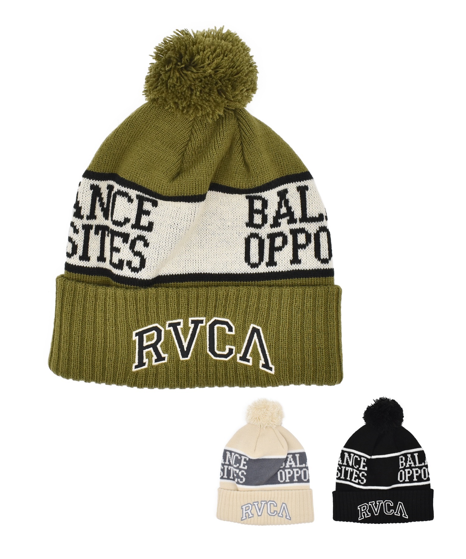 RVCA ルーカ ビーニー ニット帽 2WAY HITTER BEANIE BF042-906 ニット