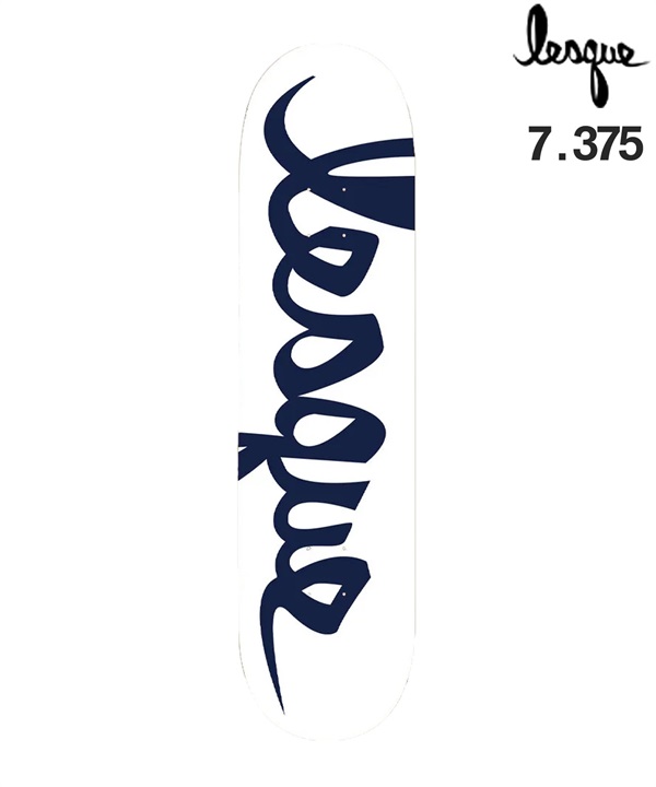 LESQUE レスケ スケートボード デッキ 8.0inch LOGO ムラサキスポーツ