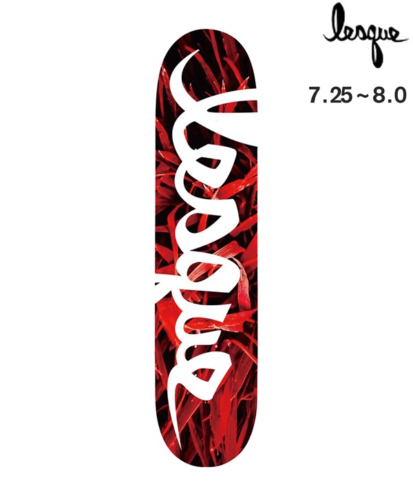 LESQUE レスケ スケートボード デッキ デッキテープ無料 7.25inch,8.0inch BLAZE ムラサキスポーツ