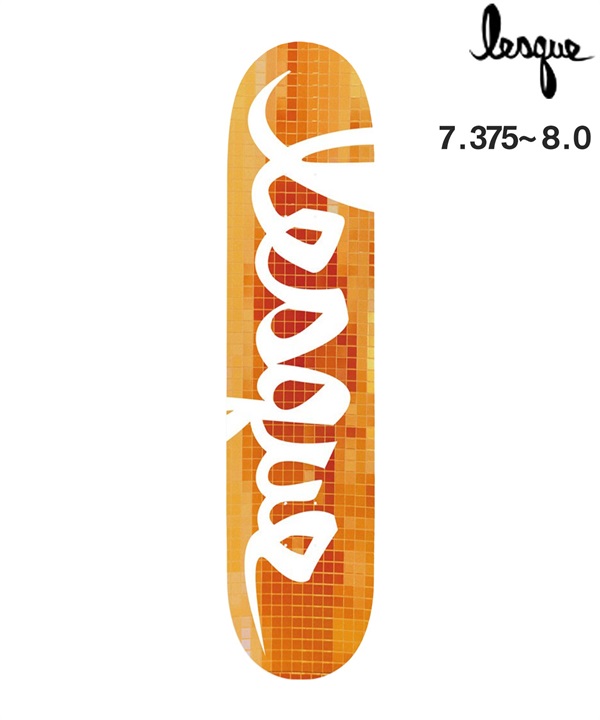 LESQUE レスケ スケートボード デッキ デッキテープ無料 7.3inch,8.0inch GLEAM ムラサキスポーツ
