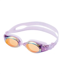 AQA エーキューエー スイミングゴーグル ウォーターランナー ワイドクリックミラー 3 KM-1623(LV.M-ONE)