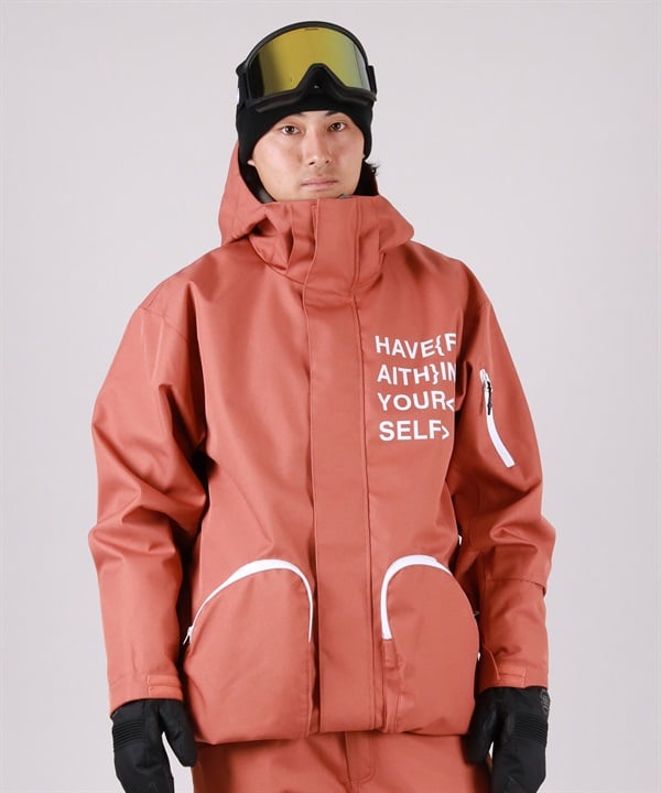 YELJAM フード付きスノーボードジャケット L 686 シックスエイトシックス DOJO SHELL JACKET ユニセックス