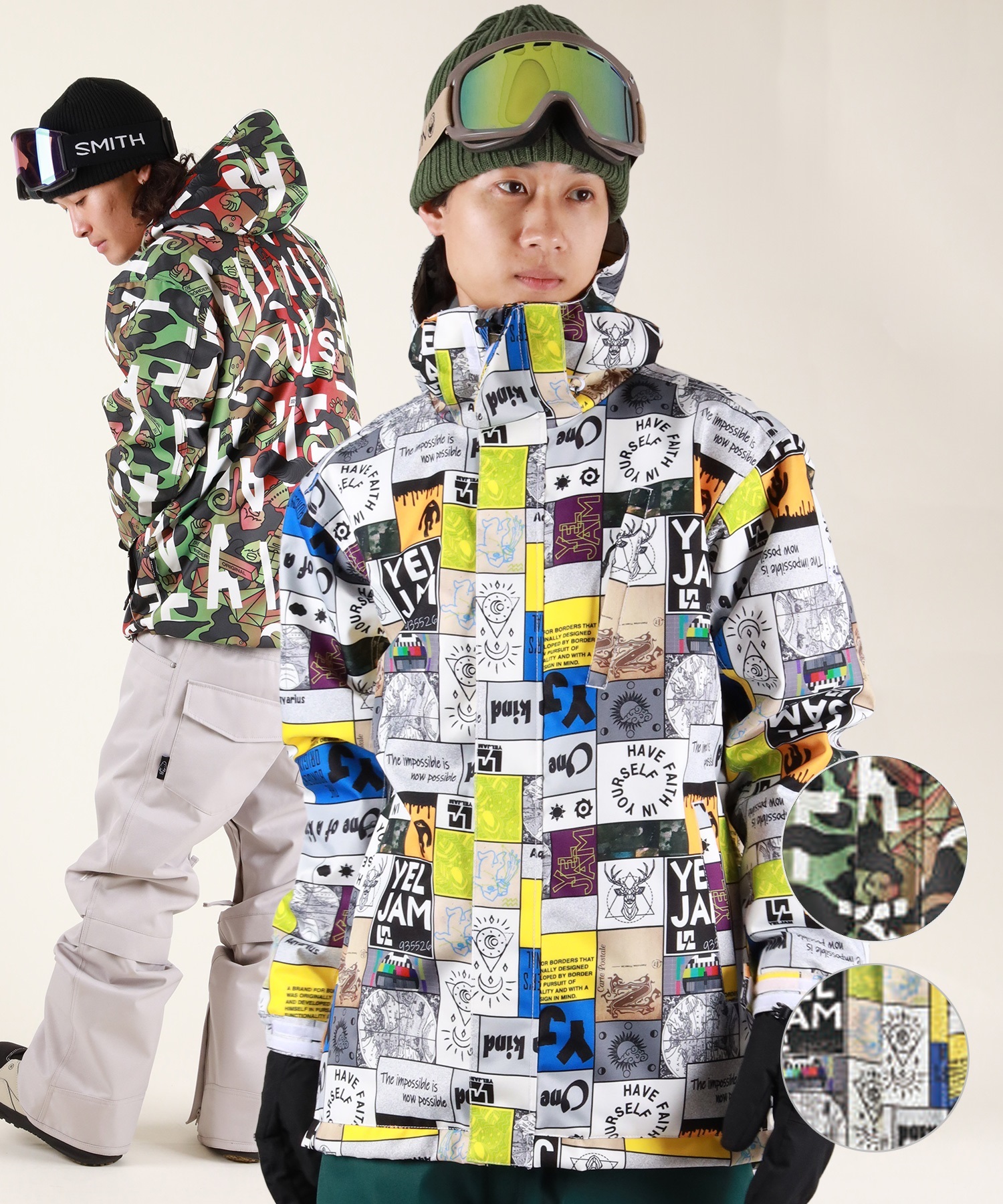 YELJAM イエロージャム スノーボード ウェア ジャケット ユニセックス