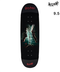WELCOME ウェルコム スケートボード デッキ HARRY POTTER コラボ 9.5inch FINALE 初心者 ハリーポッター(BLK-9.5inch)