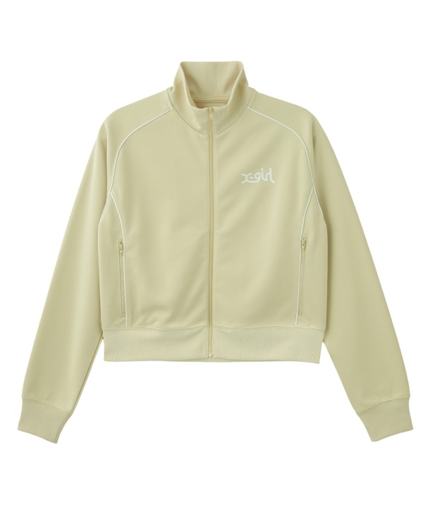 X-girl SPORTSエックスガールスポーツ アウター レディース トラックジャケット ショート丈 吸水速乾 UVカット SHORT TRACK JACKET 155251021004