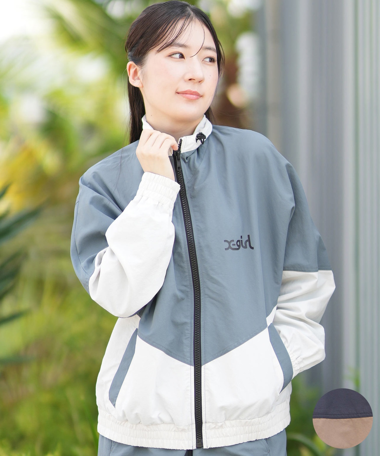  ジャージ　Women's XS 美品 X-girl SPORTS エックスガールスポーツ ジャージ トラックジャケット