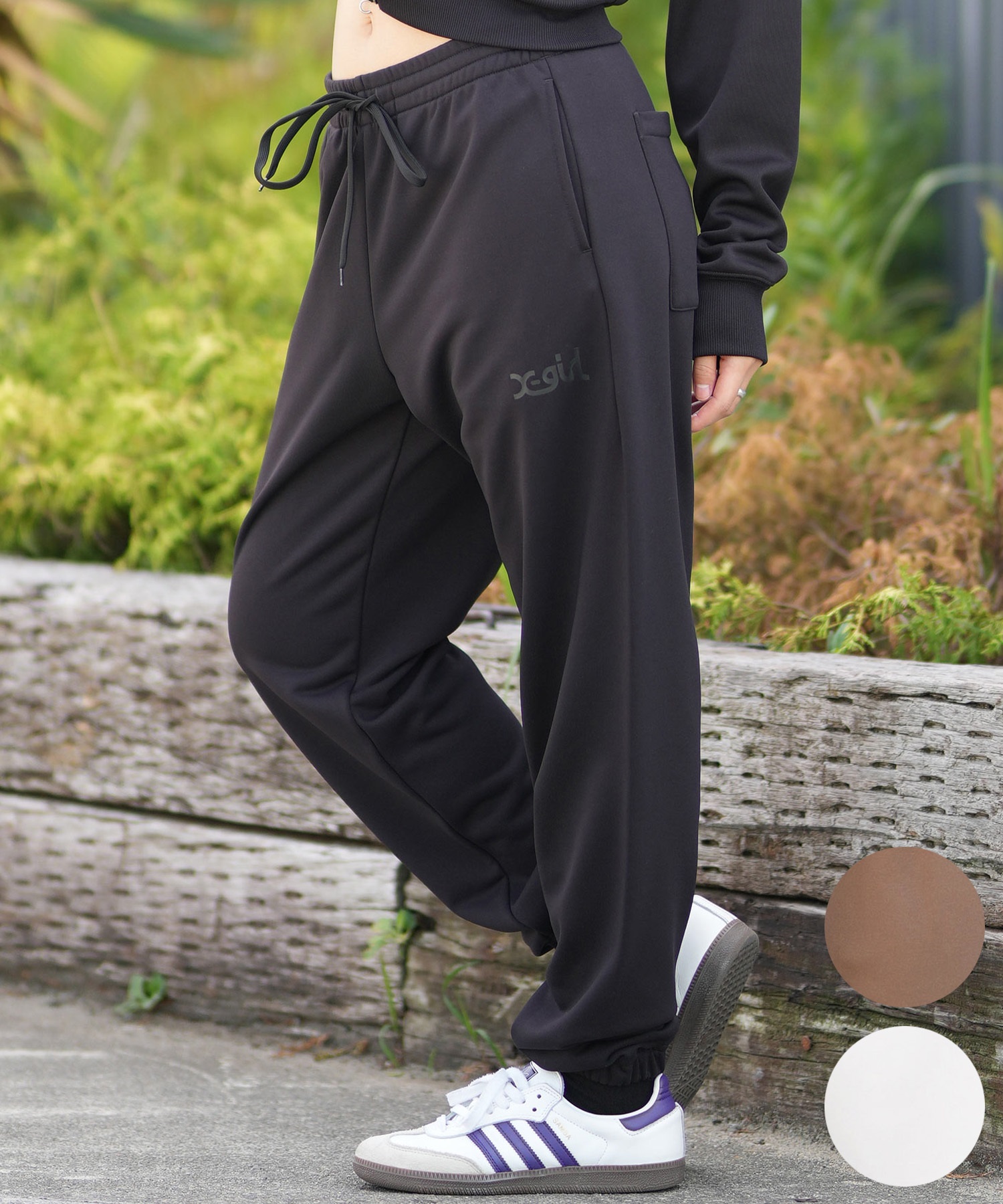 X-girl SPORTS エックスガールスポーツ ロングパンツ レディース