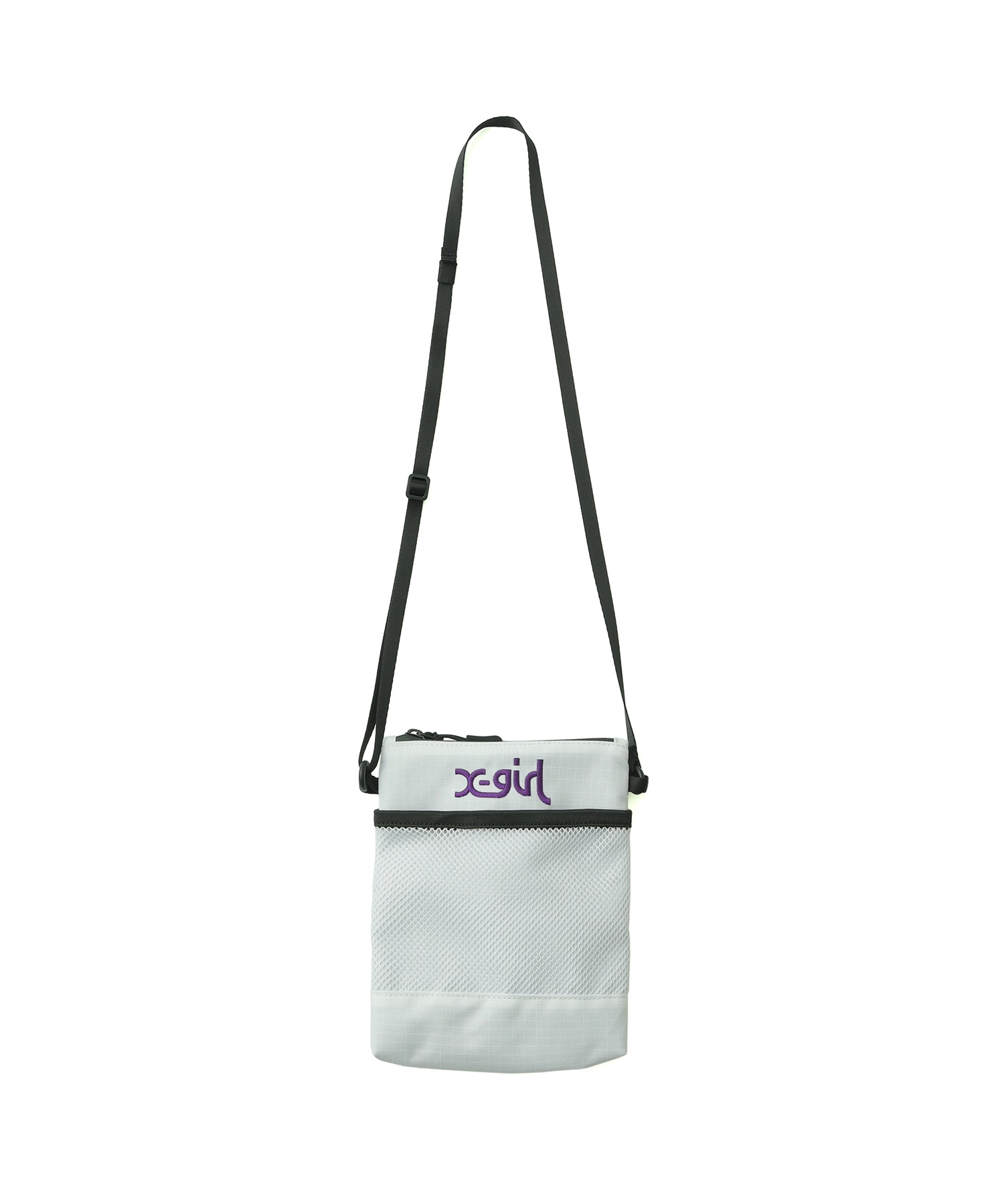 X-GIRL エックスガール ショルダーバッグ SACOCHE サコッシュ 155251053002(WHITE-ONE)