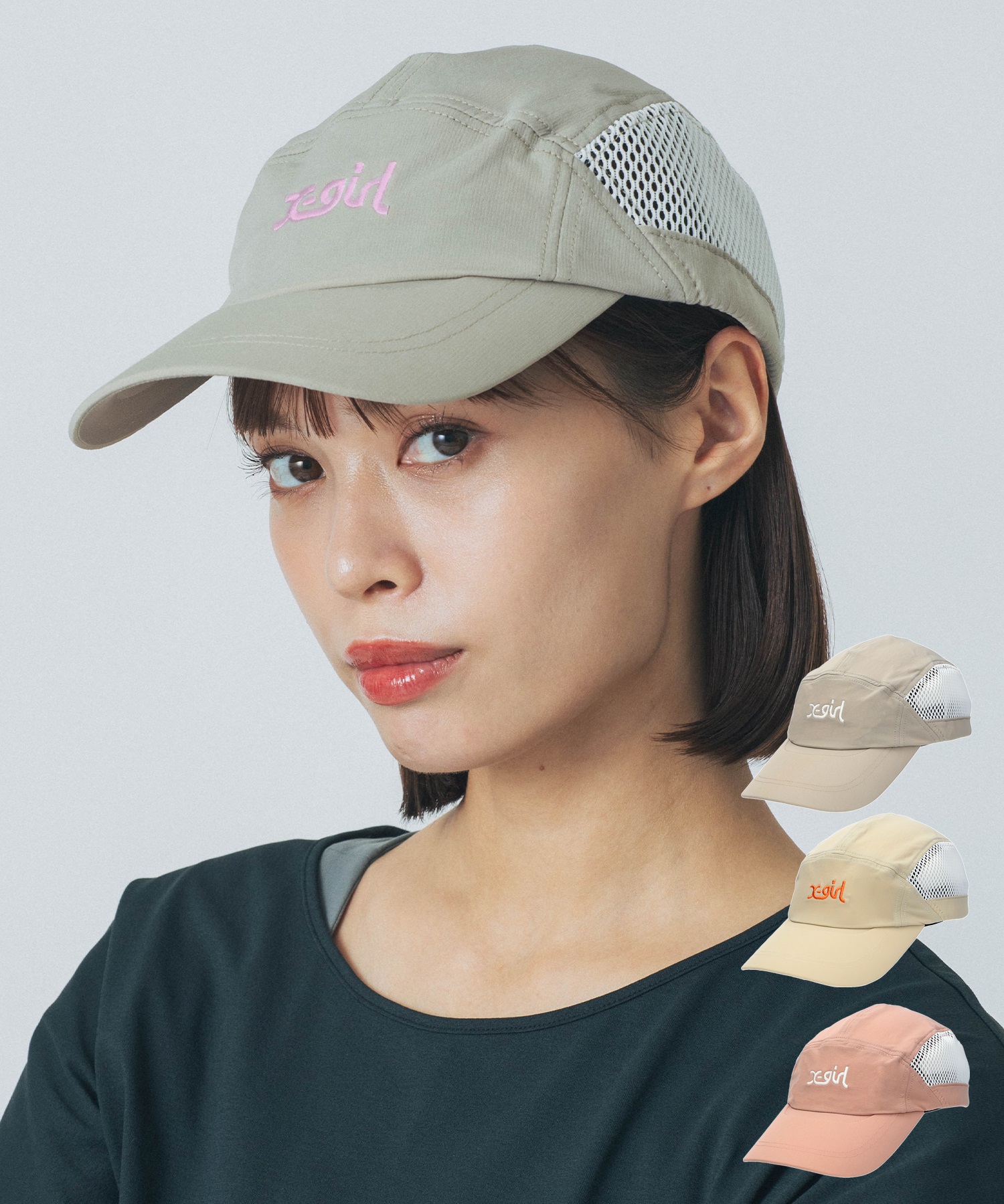 X-GIRL エックスガール キャップ 撥水 RUNNING CAP 155251051001
