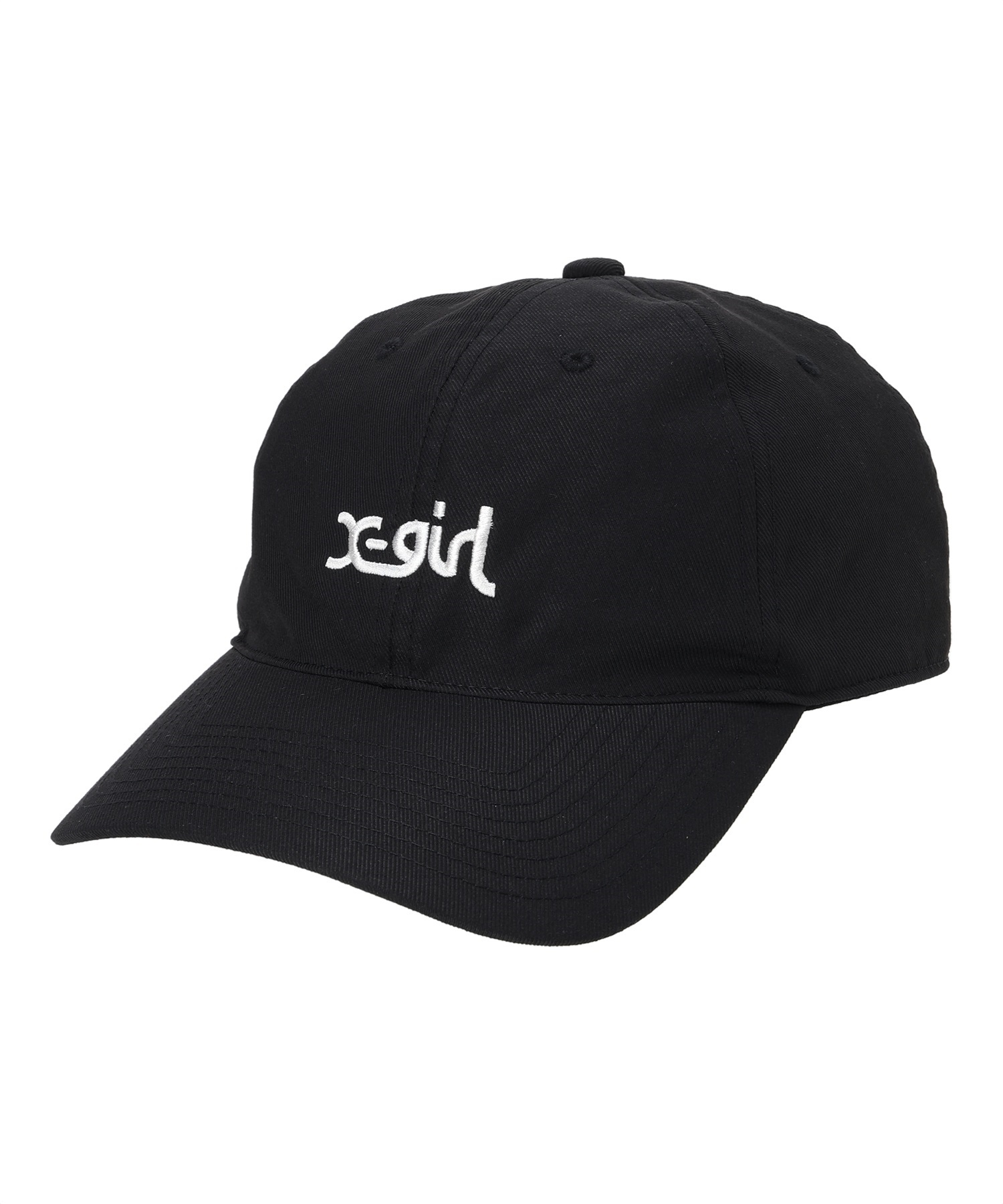 X-GIRL SPORT/エックスガールスポーツ BASIC CAP  キャップ 155251051002(BLACK-ONE)