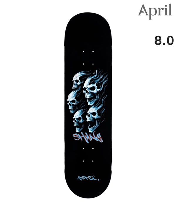 APRIL エープリル スケートボード デッキ 8.0inch SHANE ONEILL DEAD ムラサキスポーツ 初心者 おすすめ