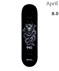 APRIL エープリル スケートボード デッキ 8.0inch KAI KISHI FANTASY BLACK ムラサキスポーツ 初心者 おすすめ(BK-8inch)