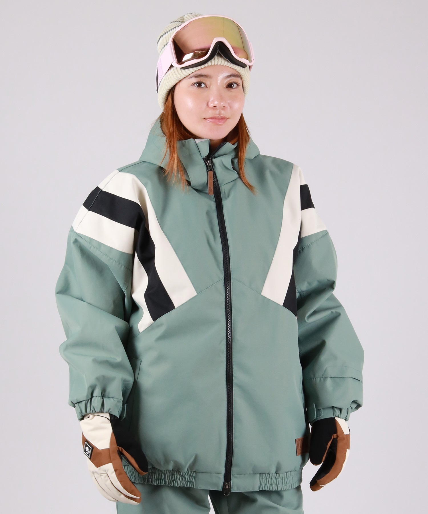 【2526】MVL マーベル スノーボード ウェア ジャケット レディース MV62512 ムラサキスポーツ 25-26モデル MX F20(GRN-S)