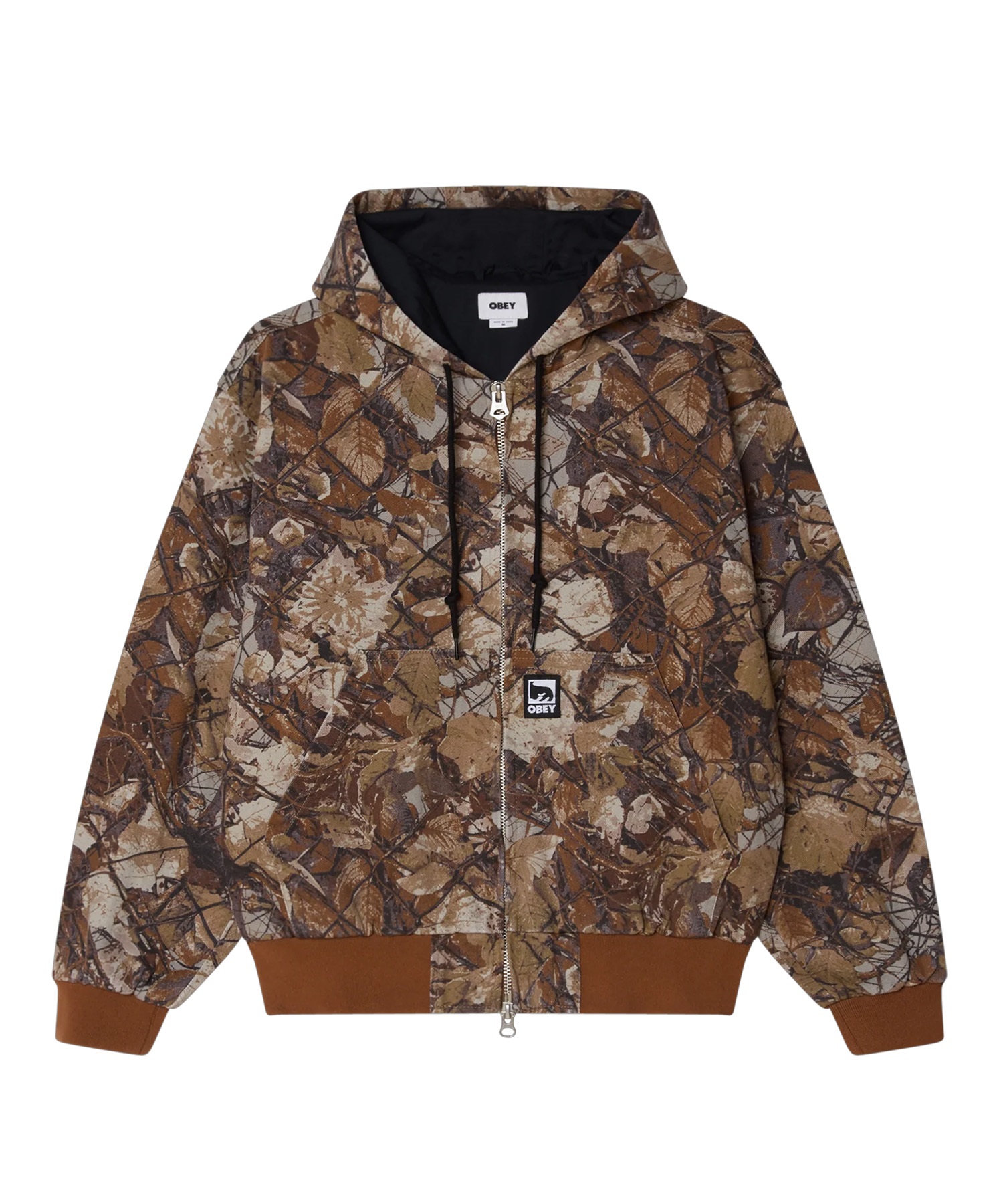 OBEY オベイ アウター フードジャケット メンズ ジップアップ リアル