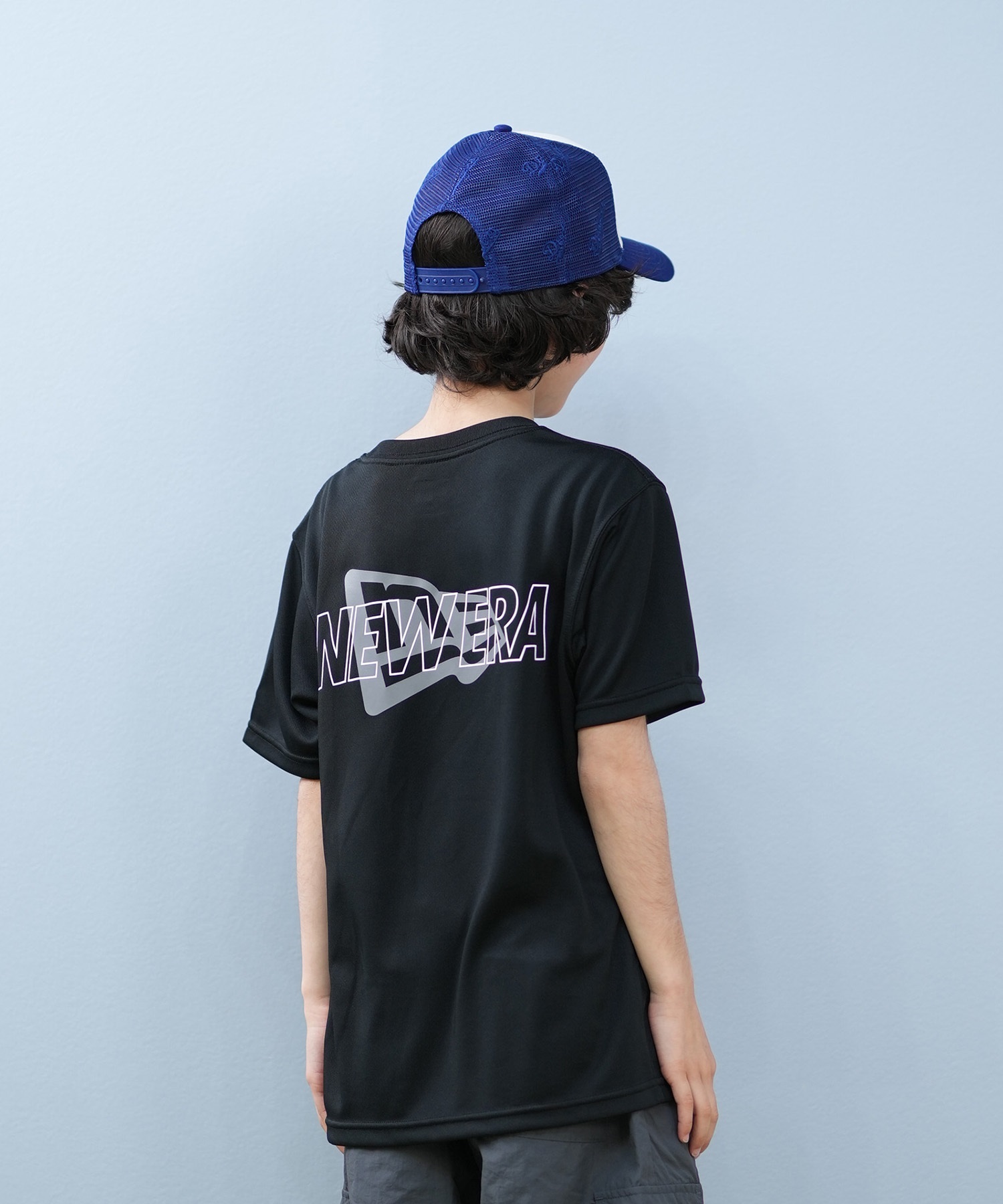 NEW ERA ニューエラ 半袖 Tシャツ キッズ ジュニア 子供 Youth テック