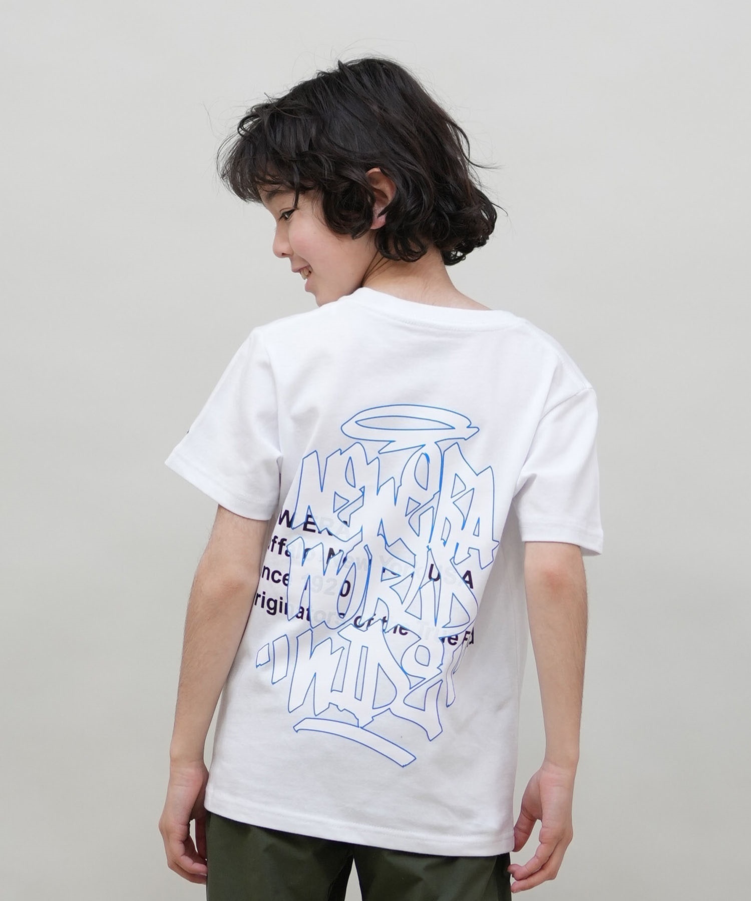 NEW ERA ニューエラ 半袖 Tシャツ キッズ バックプリント
