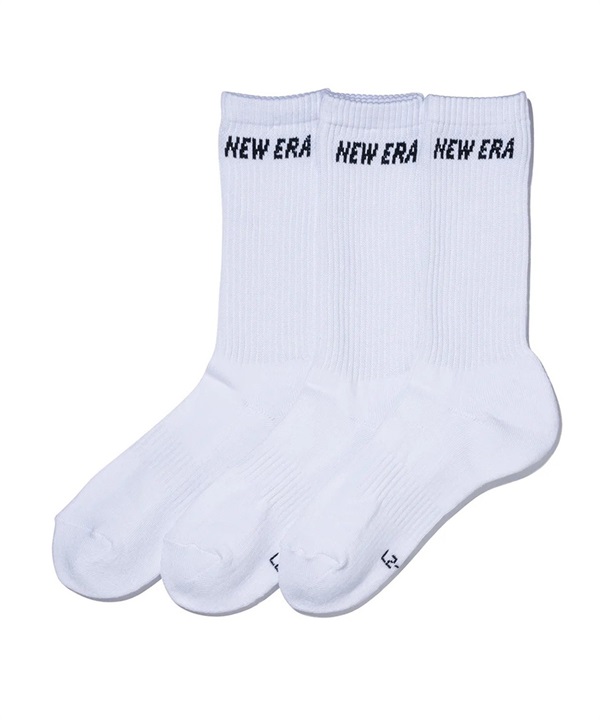 NEW ERA ニューエラ ソックス 靴下 メンズ クルー 3足組 14518176