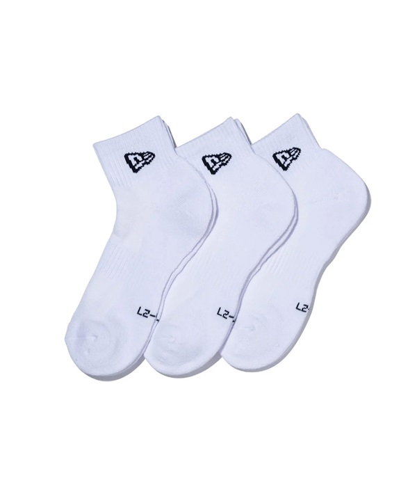 NEW ERA ニューエラ ソックス 靴下 3足組 SOCKS ANKLE 3P アンクル 14518186