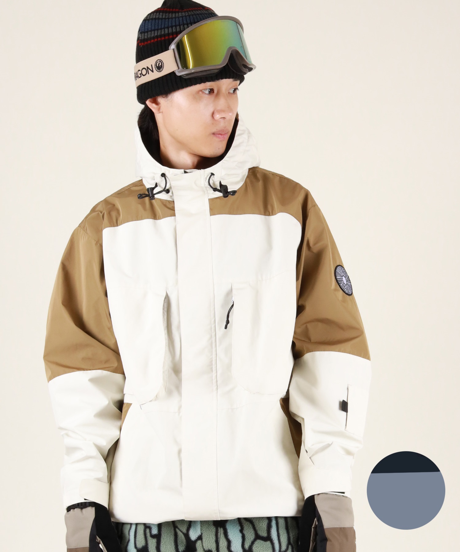 【早期購入/店頭受取対象外】AUTUMN オータム スノーボード ウェア ジャケット ユニセックス FIELD JACKET ムラサキスポーツ 25-26モデル MM D25(BONE-S)