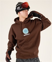 【早期購入/店頭受取対象外】AUTUMN オータム スノーボード ウェア インナーウェア ユニセックス EARLYBIRD HOODIE ムラサキスポーツ 25-26モデル MM D25(BROWN-S)