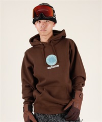 【早期購入/店頭受取対象外】AUTUMN オータム スノーボード ウェア インナーウェア ユニセックス EARLYBIRD HOODIE ムラサキスポーツ 25-26モデル MM D25(BROWN-S)