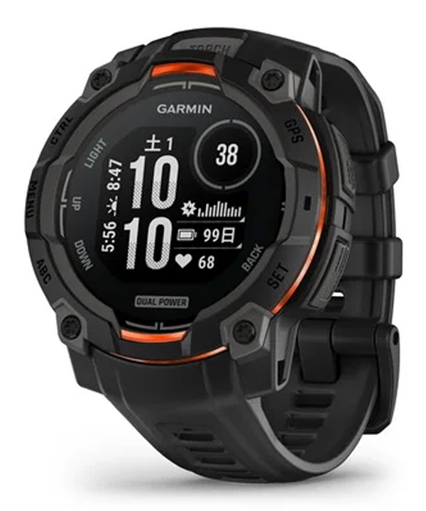 GARMIN ガーミン 腕時計 スマートウォッチ Instinct 3 Dual Power 45mm Black 010-02934-30