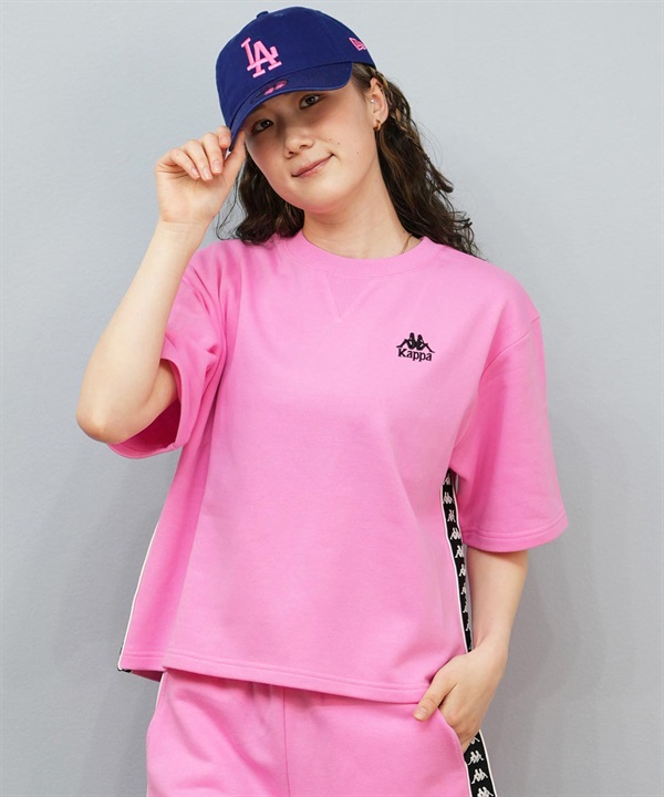 Kappa カッパ 半袖 Tシャツ レディース トレーナー スウェット セットアップ 215935